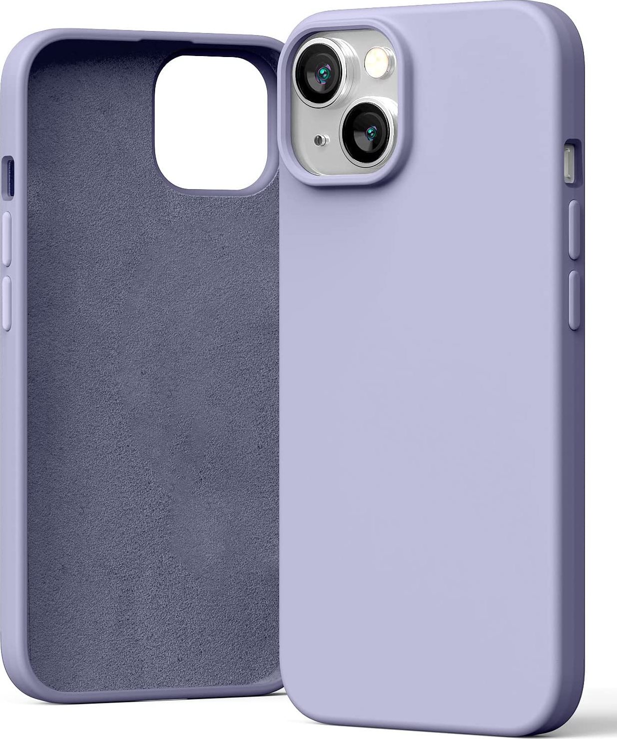 Mercury Ochranný kryt pro iPhone 14 - Mercury, Silicone Lavender Gray