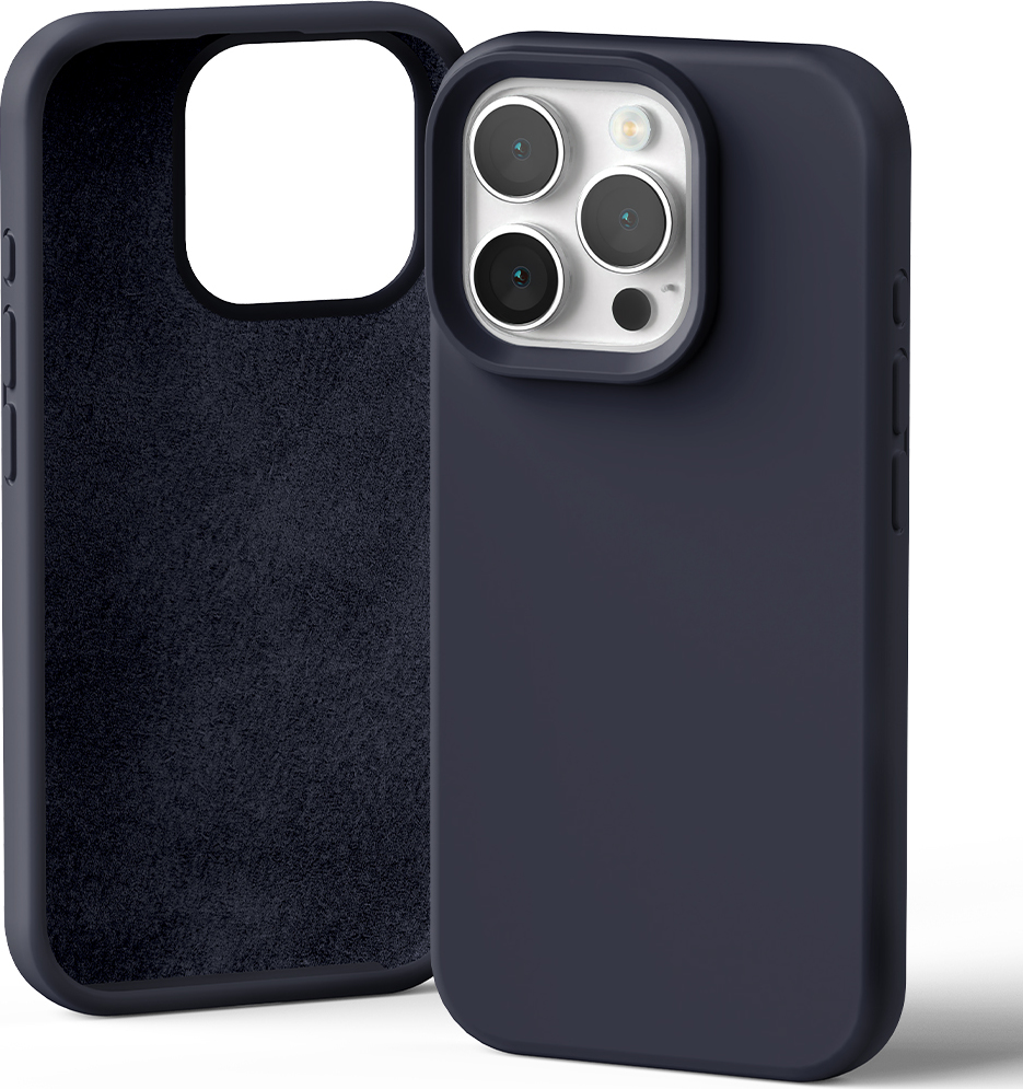 Mercury Ochranný kryt na iPhone 16 Pro - Mercury, Silicone Navy