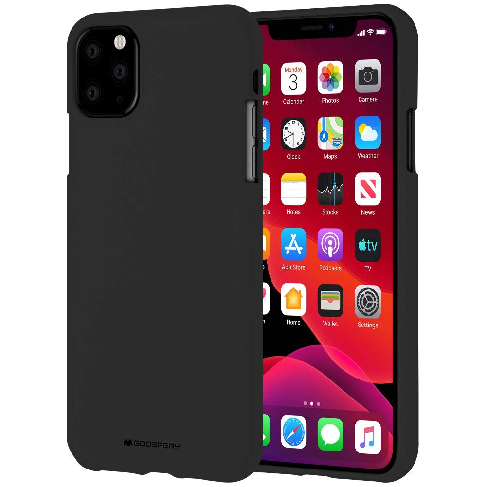 Mercury Ochranný kryt pro iPhone 11 Pro MAX - Mercury, Soft Feeling Black