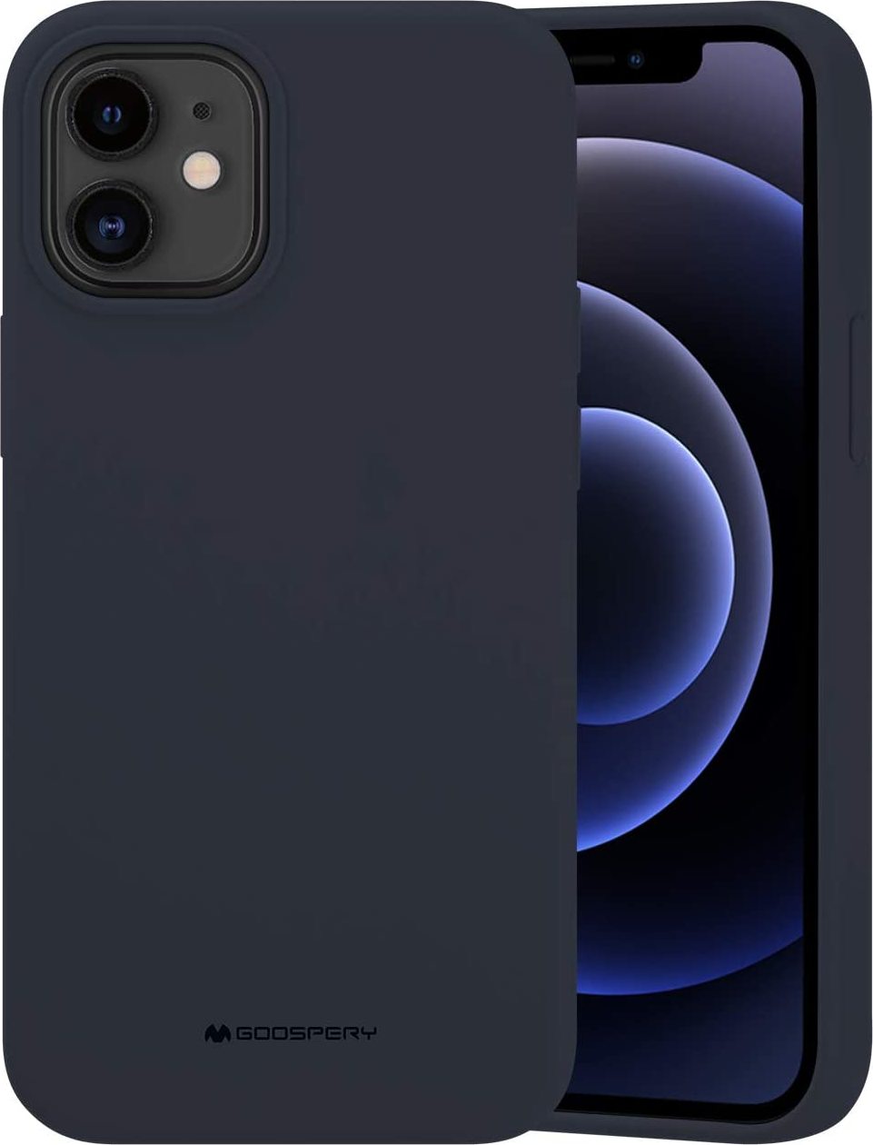 Mercury Ochranný kryt pro iPhone 12 mini - Mercury, Silicone Navy