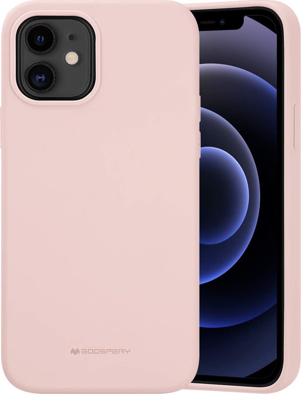 Mercury Ochranný kryt pro iPhone 12 / 12 Pro - Mercury, Silicone Pink Sand