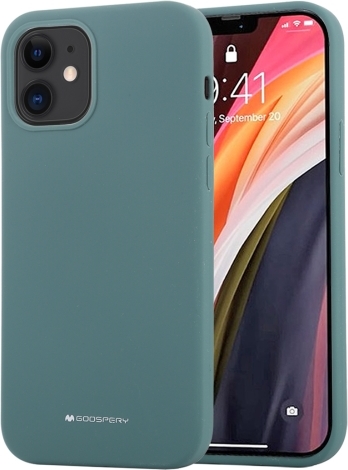 Mercury Ochranný kryt pro iPhone 12 mini - Mercury, Silicone Green