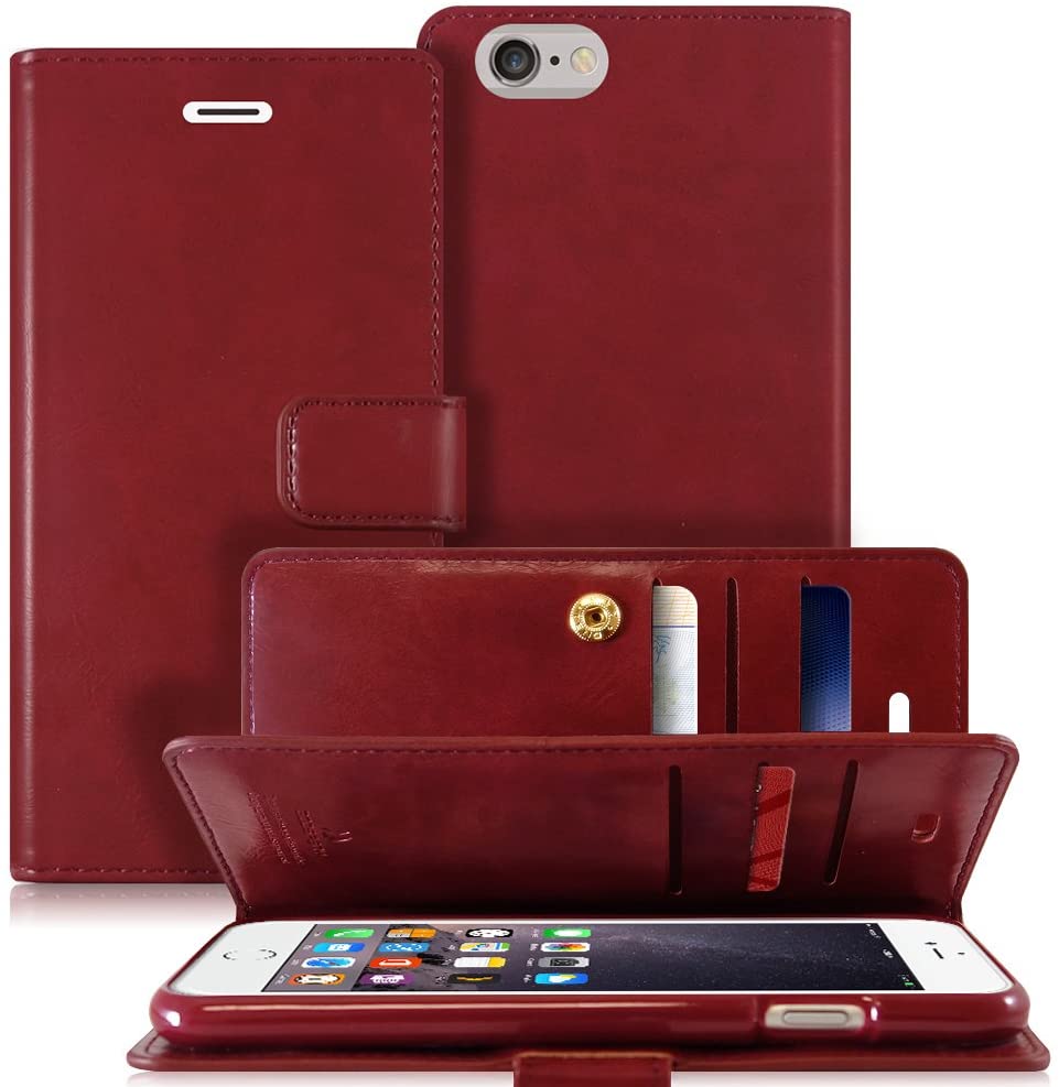 Mercury Knížkové pouzdro na iPhone 6 / 6S - Mercury, Mansoor Diary Wine