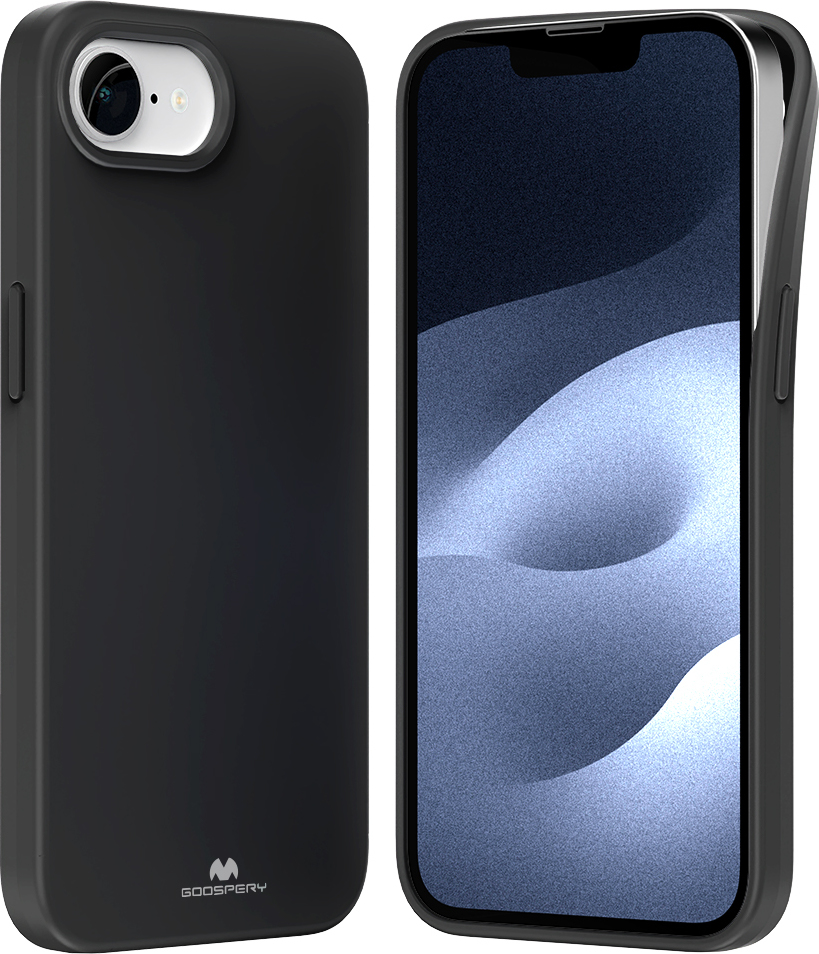 Mercury Ochranný kryt na iPhone 16e - Mercury, Soft Feeling Black