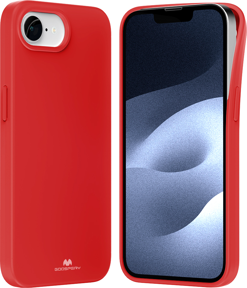 Mercury Ochranný kryt na iPhone 16e - Mercury, Soft Feeling Red