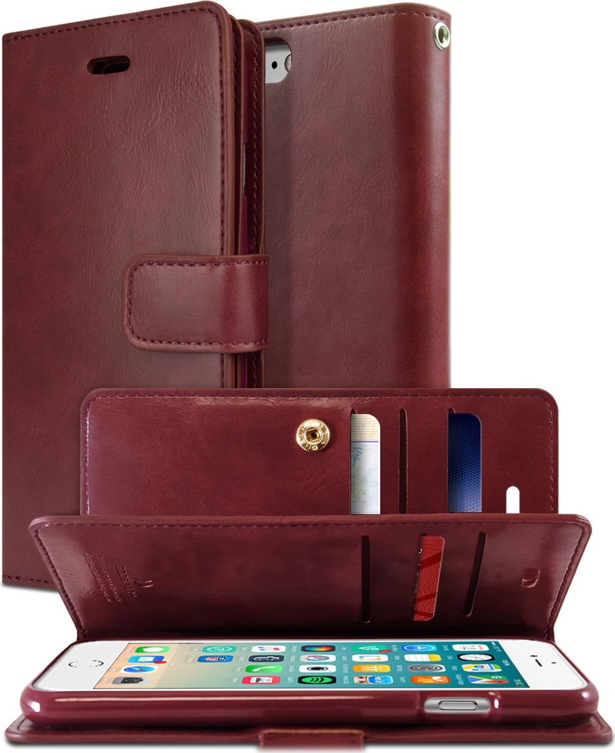 Mercury Pouzdro / kryt pro iPhone 7 / 8 / SE (2020/2022) - Mercury, Mansoor Diary Wine