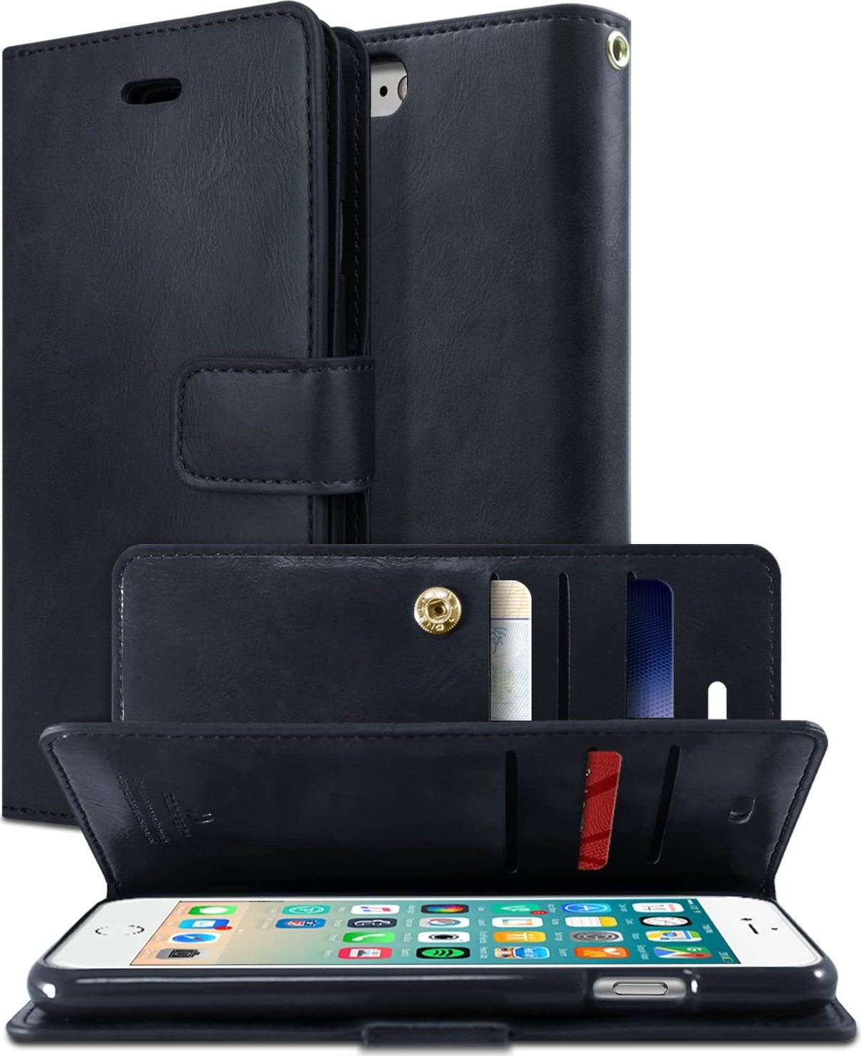 Mercury Pouzdro / kryt pro iPhone 7 / 8 / SE (2020/2022) - Mercury, Mansoor Diary Navy