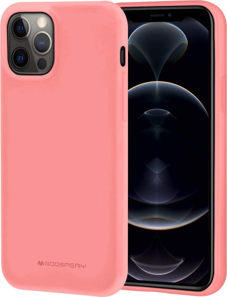 Mercury Ochranný kryt pro iPhone 12 Pro MAX - Mercury, Soft Feeling Pink