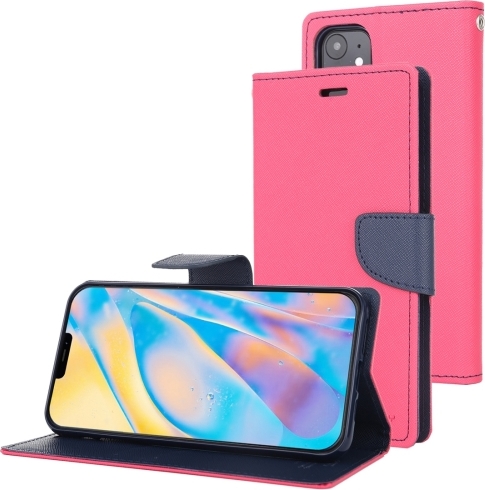 Mercury Pouzdro na iPhone 12 mini - Mercury, Fancy Diary Red/Navy