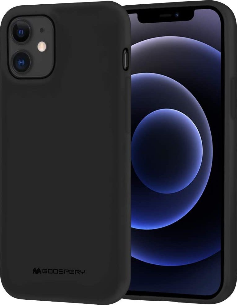 Mercury Ochranný kryt pro iPhone 12 mini - Mercury, Soft Feeling Black