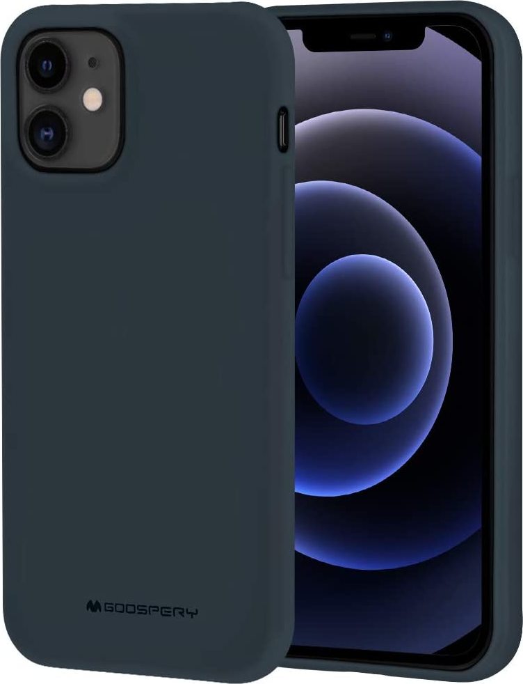 Mercury Ochranný kryt pro iPhone 12 / 12 Pro - Mercury, Soft Feeling Midnight Blue