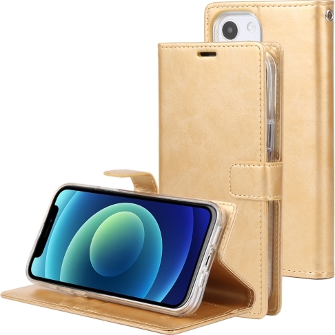 Mercury Ochranné pouzdro pro iPhone 13 mini - Mercury, Bluemoon Diary Gold