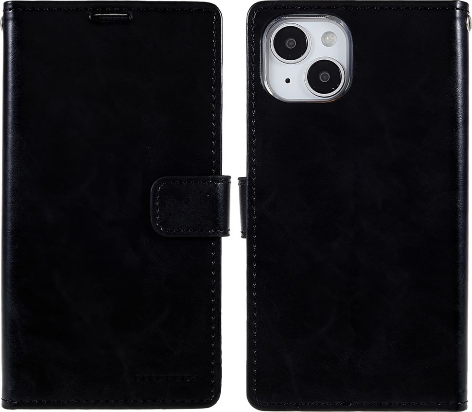 Mercury Ochranné pouzdro pro iPhone 14 - Mercury, Bluemoon Diary Black