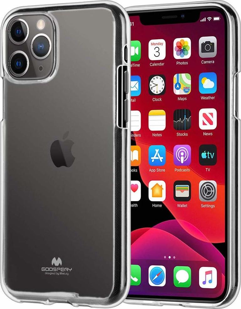 Mercury Ochranný kryt pro iPhone 11 Pro - Mercury, Jelly Transparent