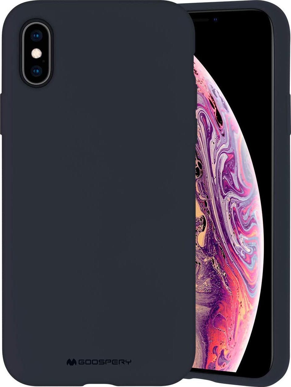 Mercury Ochranný kryt pro iPhone XS / X - Mercury, Silicone Navy