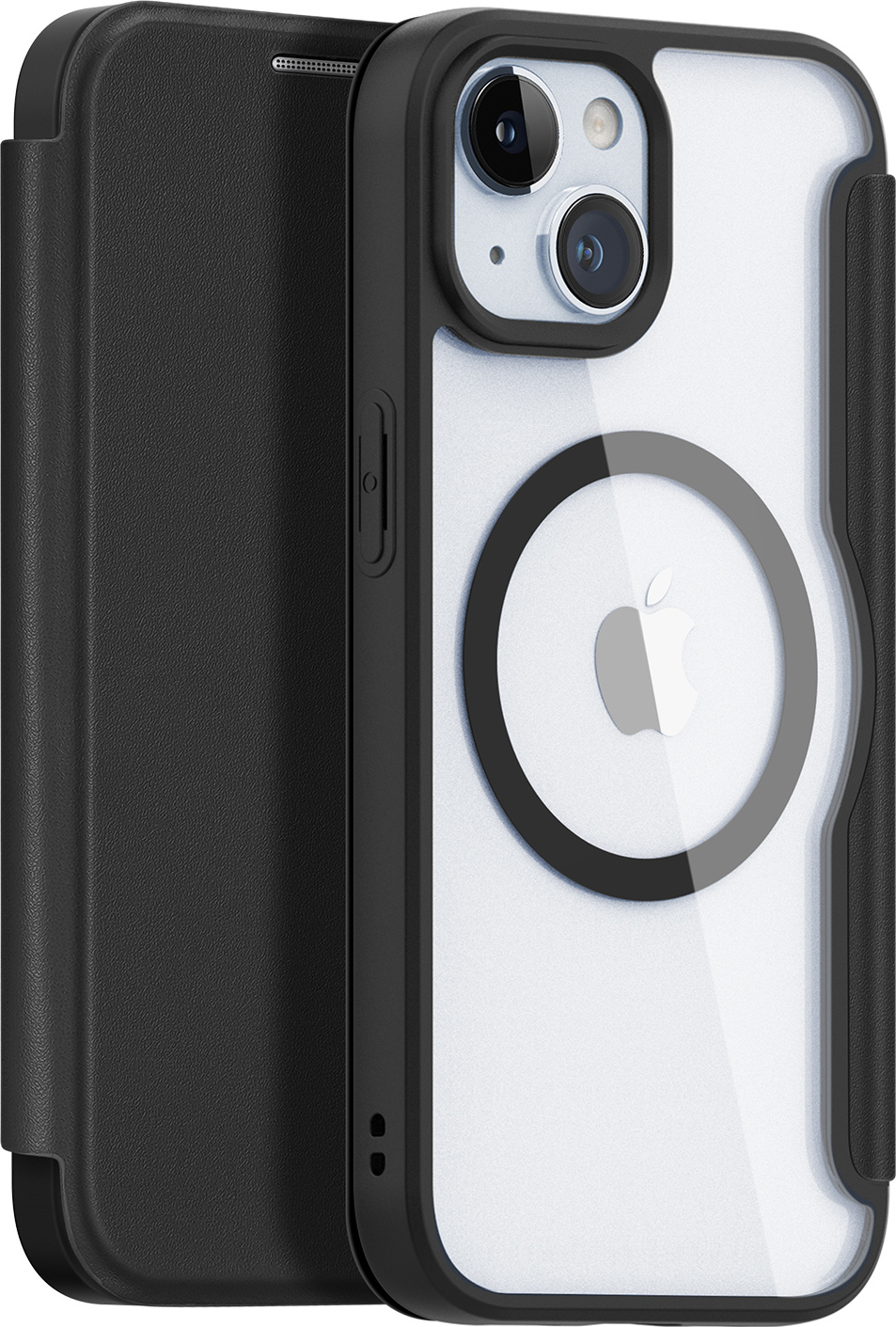 DuxDucis Ochranné pouzdro na iPhone 15 - DuxDucis, SkinX Pro with MagSafe Black