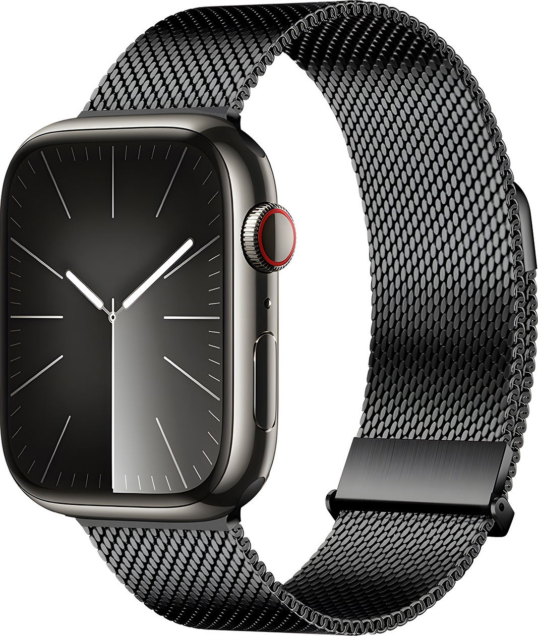 DuxDucis Řemínek na Apple Watch 44mm / 45mm / 46mm / 49mm - DuxDucis, Milanese Pro Black