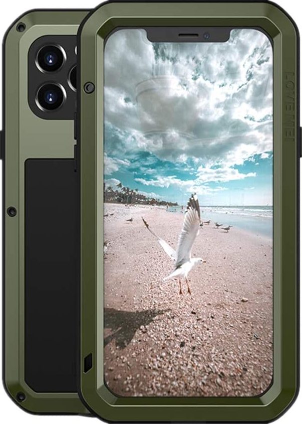 Love Mei Ochranný kryt pro iPhone 12 Pro - LOVE MEI, Powerful Green