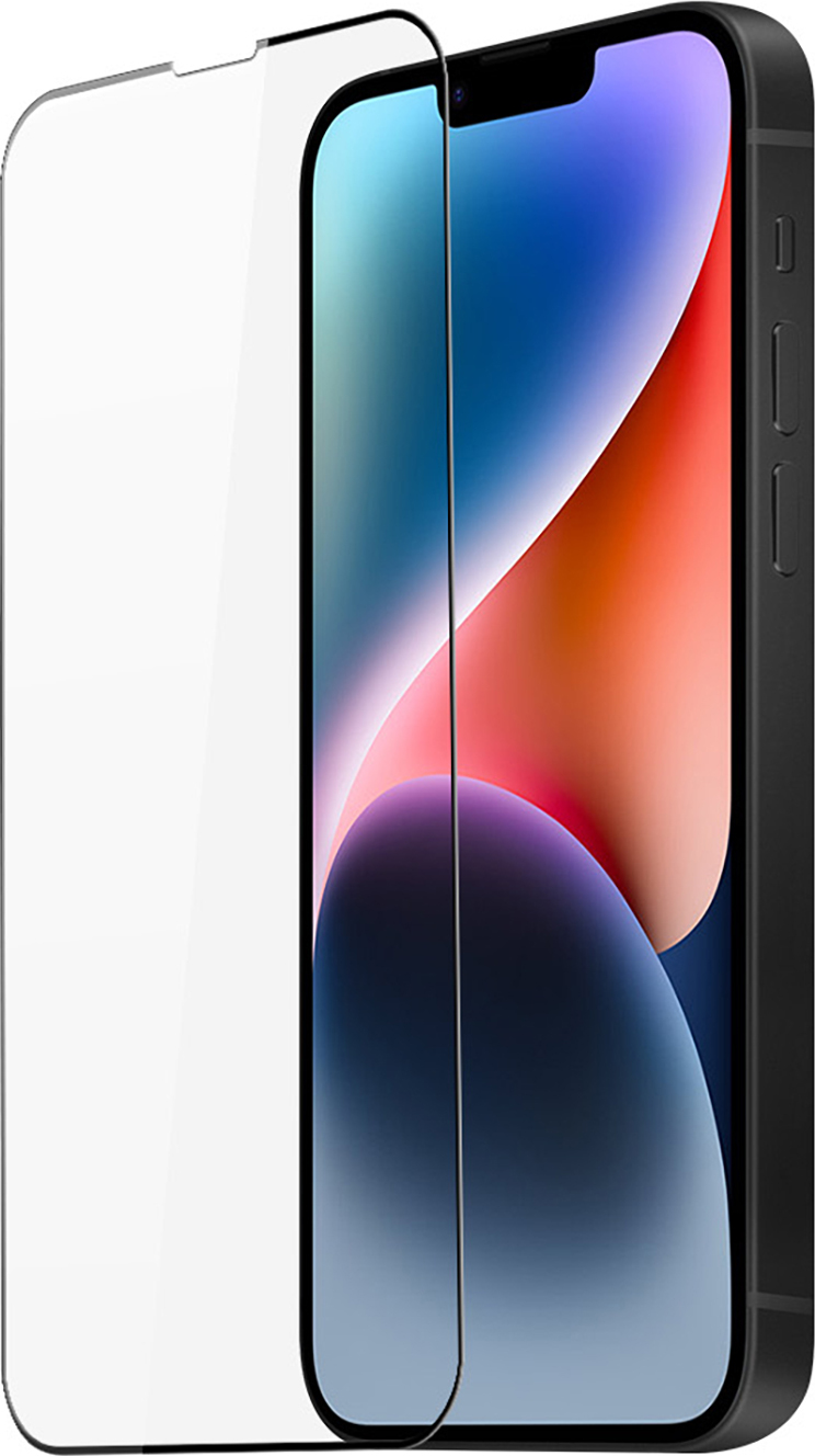 DuxDucis Ochranné tvrzené sklo pro iPhone 13 / 13 Pro / 14 / 16e - DuxDucis, Full Glass Black