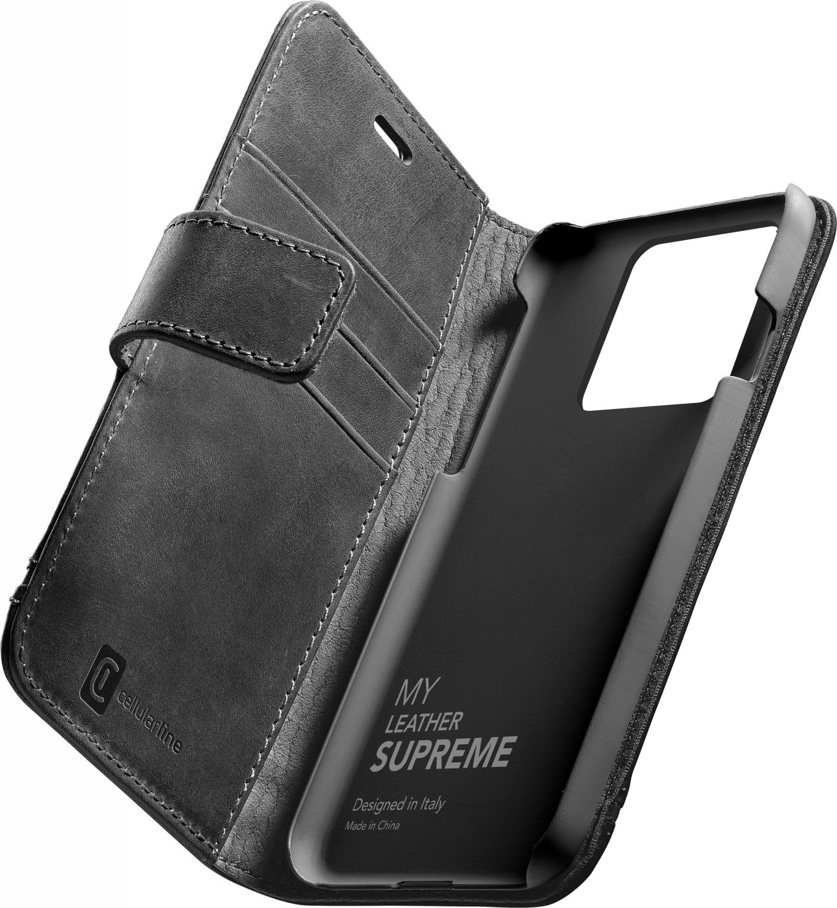 CellularLine Ochranné pouzdro pro iPhone 14 - Cellulalrine, Supreme Black