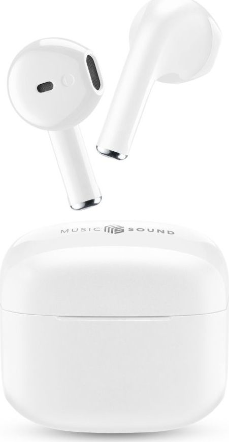 CellularLine Bezdrátová sluchátka - Music Sound, SWAG White