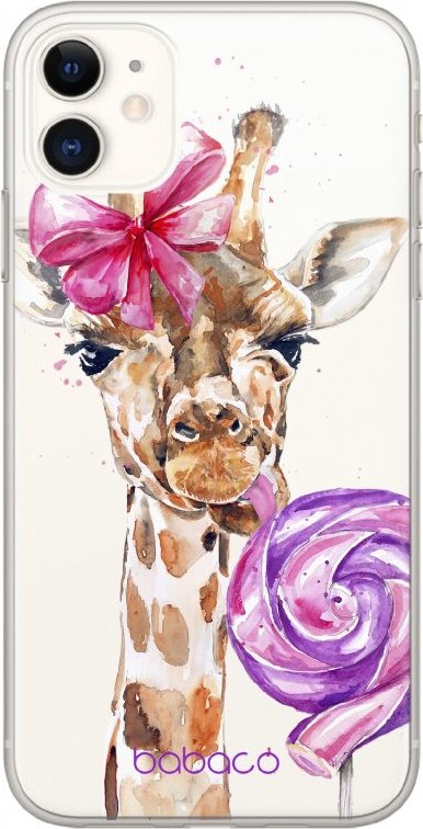 Babaco Ochranný kryt pro iPhone XS / X - Babaco, Giraffe 001