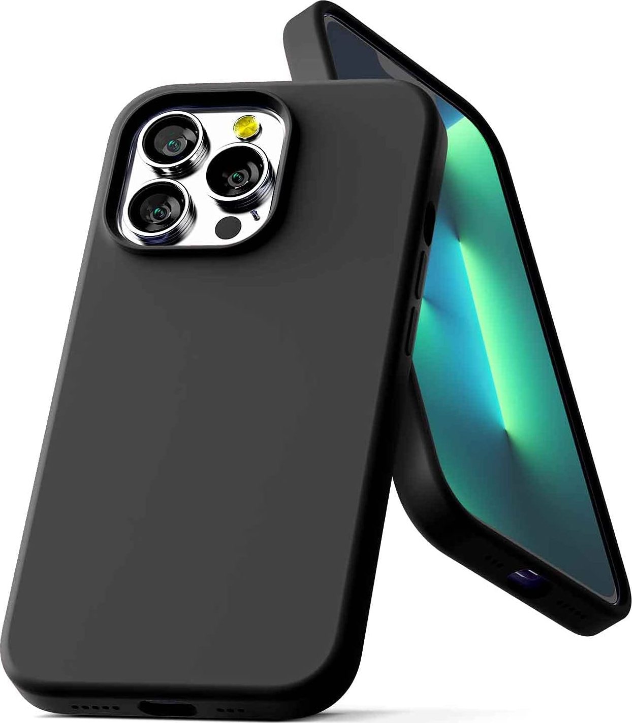 Mercury Ochranný kryt pro iPhone 13 Pro - Mercury, Silicone Black