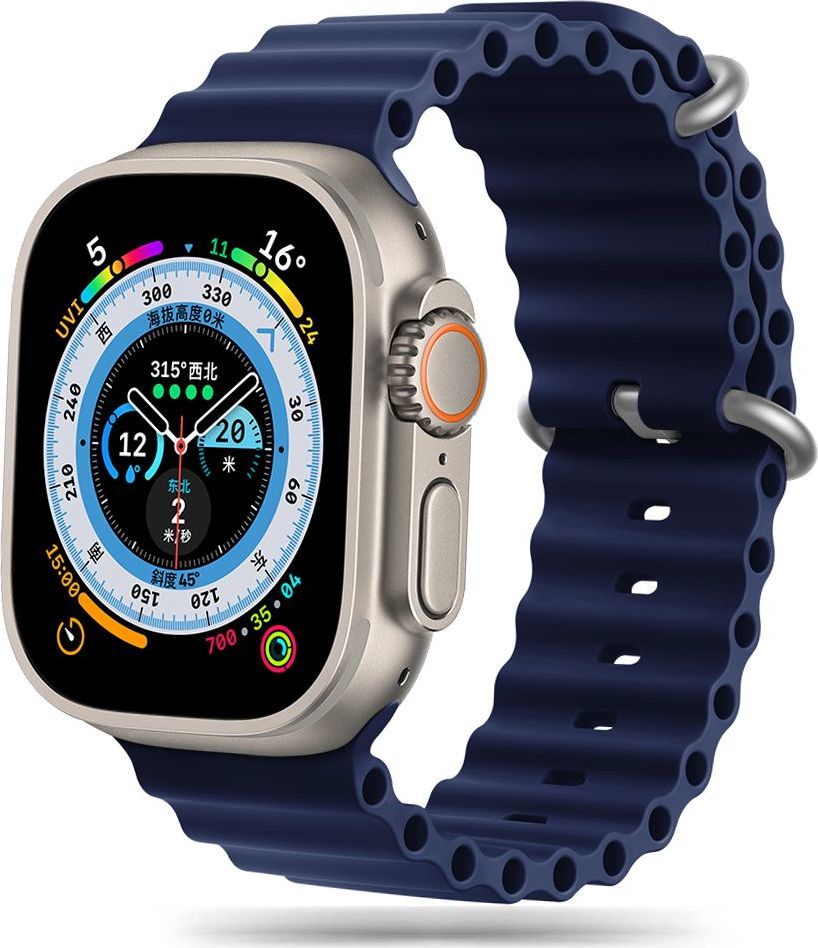 Tech-Protect Řemínek pro Apple Watch 44mm / 45mm / 46mm / 49mm - Tech-Protect, Iconband Pro Blue