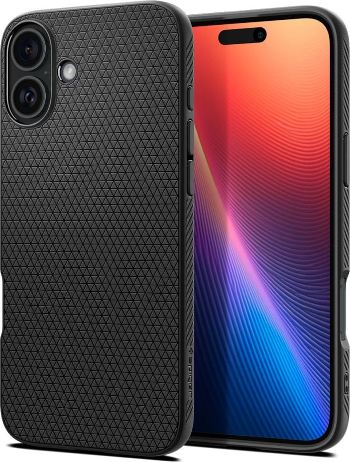 Spigen Liquid Air kryt iPhone 16 matte black