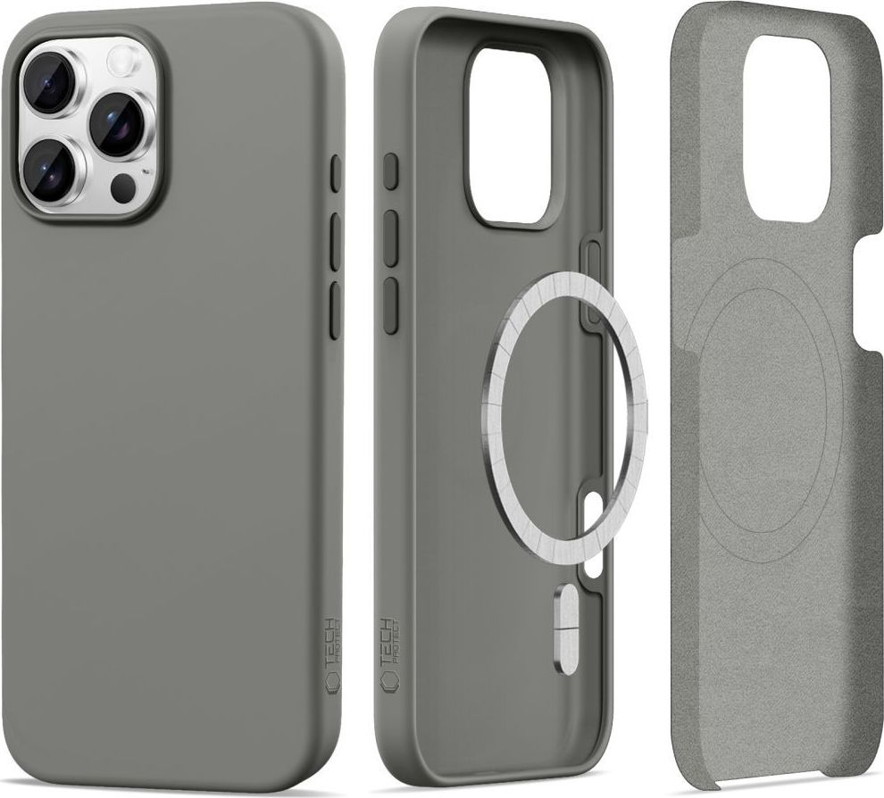 Tech-Protect Ochranný kryt na iPhone 16 Pro - Tech-Protect, Silicone MagSafe Clay