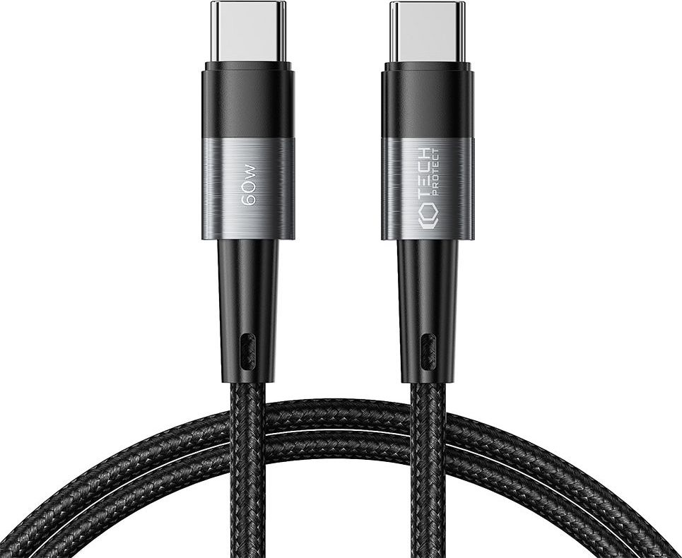Tech-Protect Kabel USB-C to USB-C - Tech-Protect, Ultraboost PD60W/3A Black 100cm