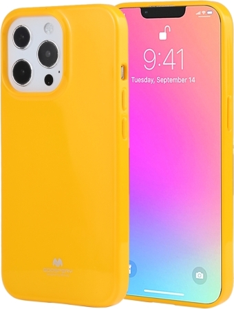 Mercury Ochranný kryt pro iPhone 13 Pro - Mercury, Jelly Yellow