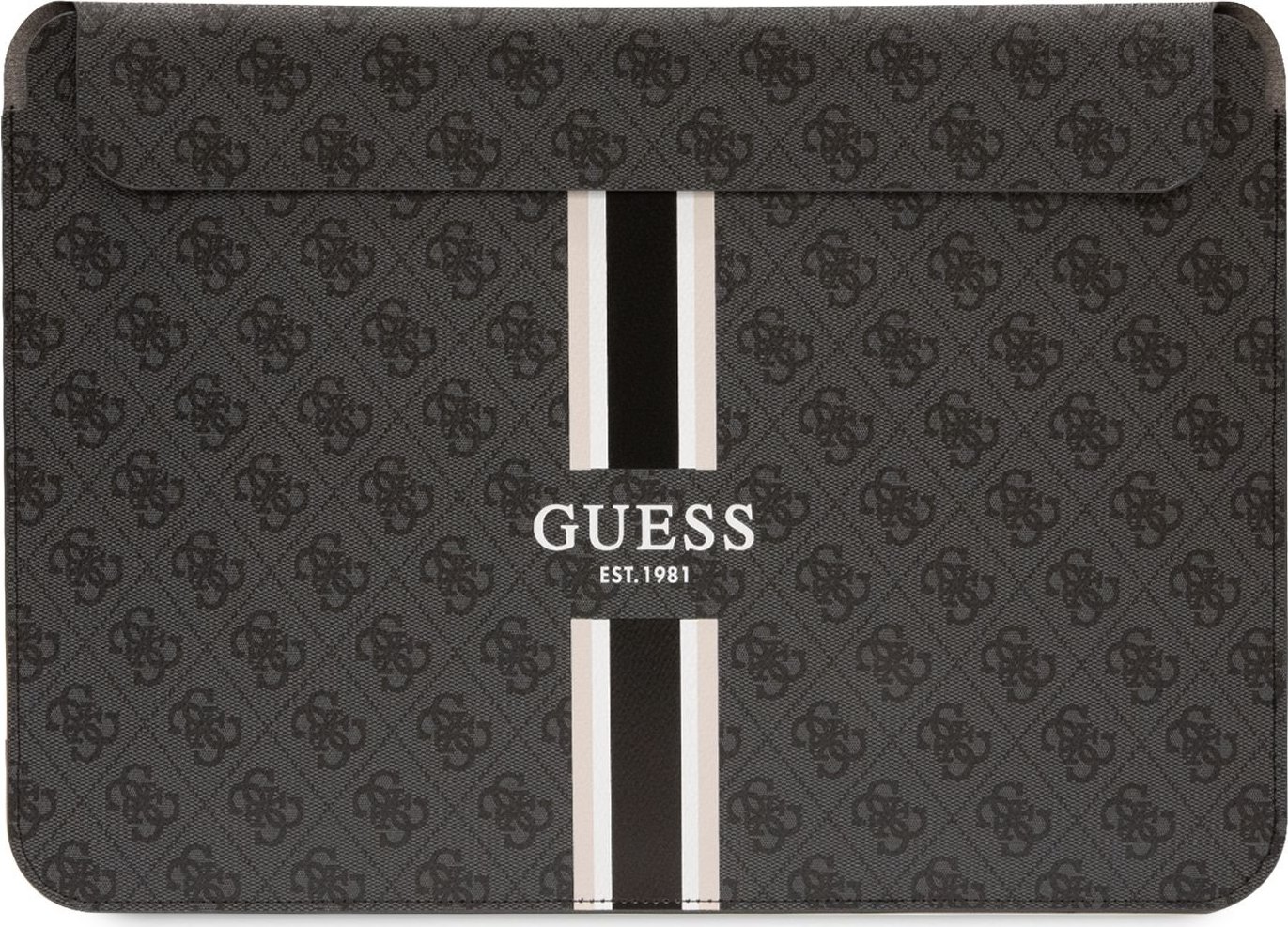 Guess Pouzdro na notebook - Guess, 16 4G Printed Stripes Black