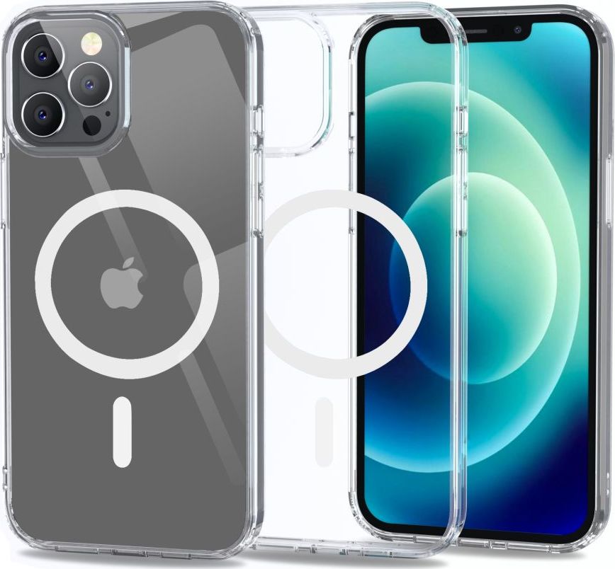Tech-Protect Ochranný kryt pro iPhone 12 Pro MAX - Tech-Protect, FlexAir Hybrid MagSafe Clear