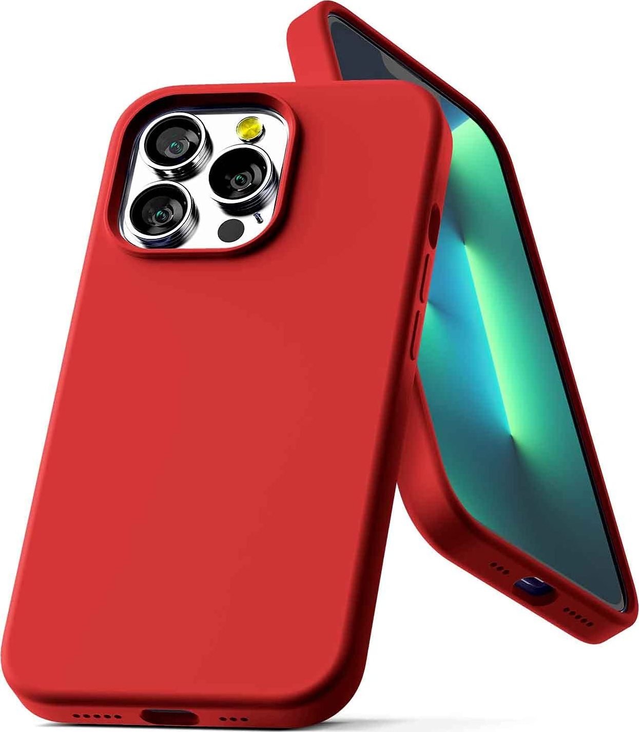 Pouzdro Mercury Silicone APPLE Iphone 13 PRO červené