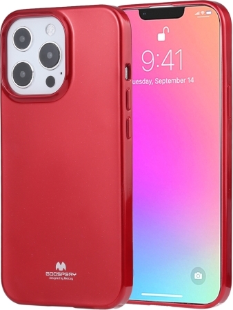 Mercury Ochranný kryt pro iPhone 13 Pro MAX - Mercury, Jelly Red