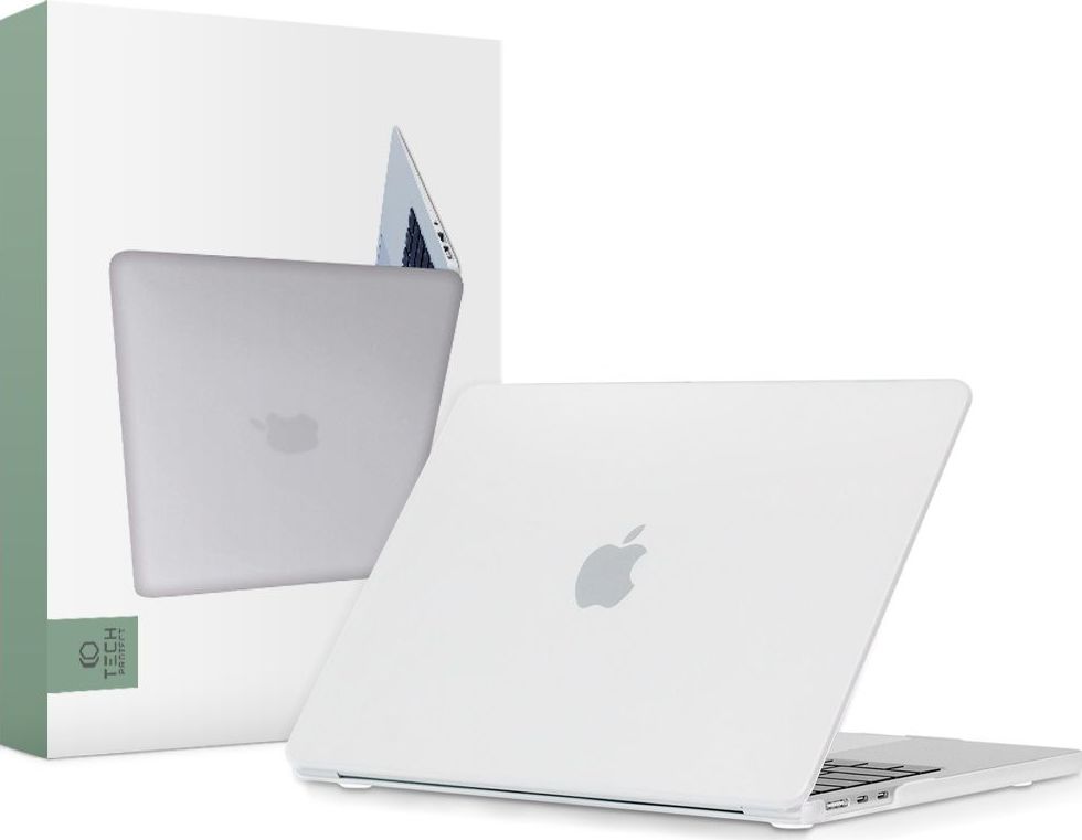 Tech-Protect Ochranný kryt na MacBook Air 13 (2022-2024) - Tech-Protect, SmartShell Matte Clear