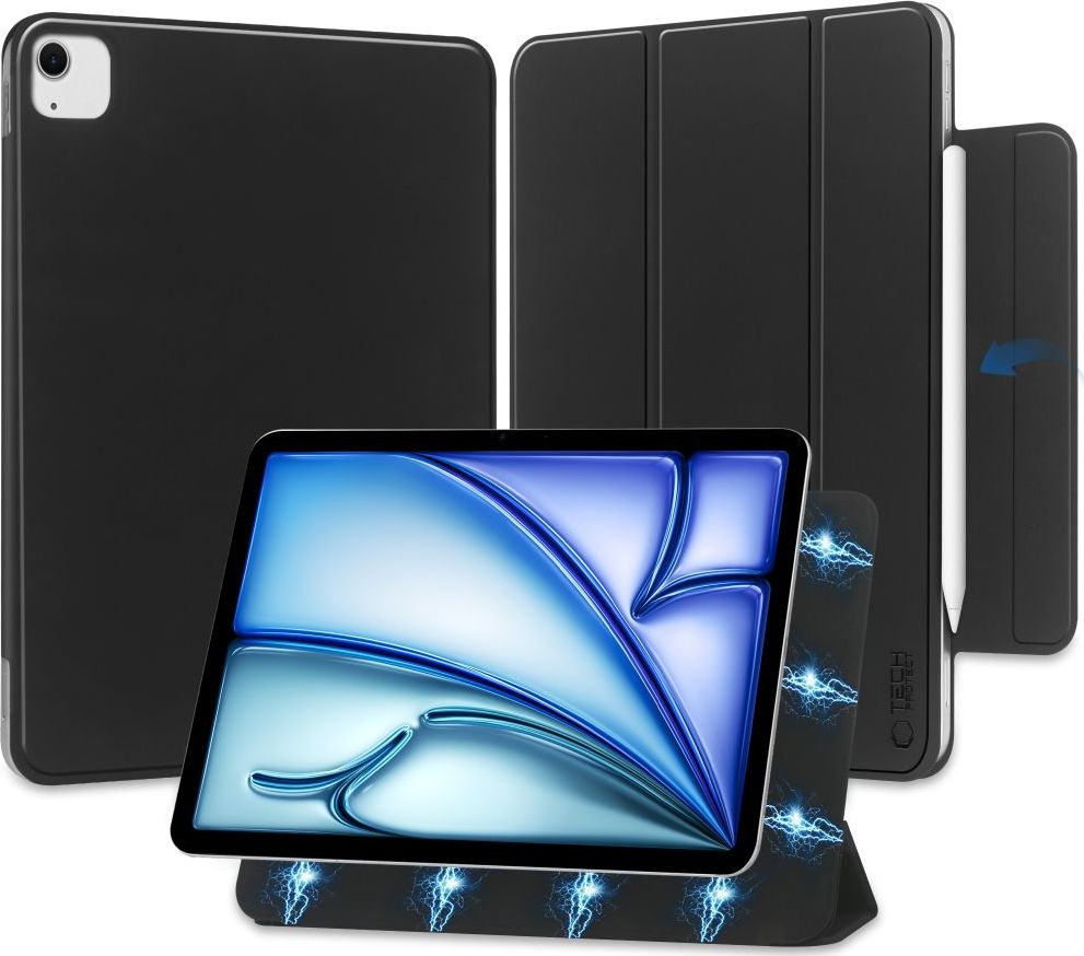 Tech-Protect Ochranný kryt na iPad Air 13 (2025/2024) - Tech-Protect, SmartCase Magnetic Black