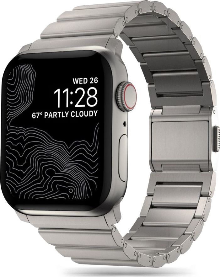 Tech-Protect Řemínek na Apple Watch 44mm / 45mm / 46mm / 49mm - Tech-Protect, Steelband Titanium