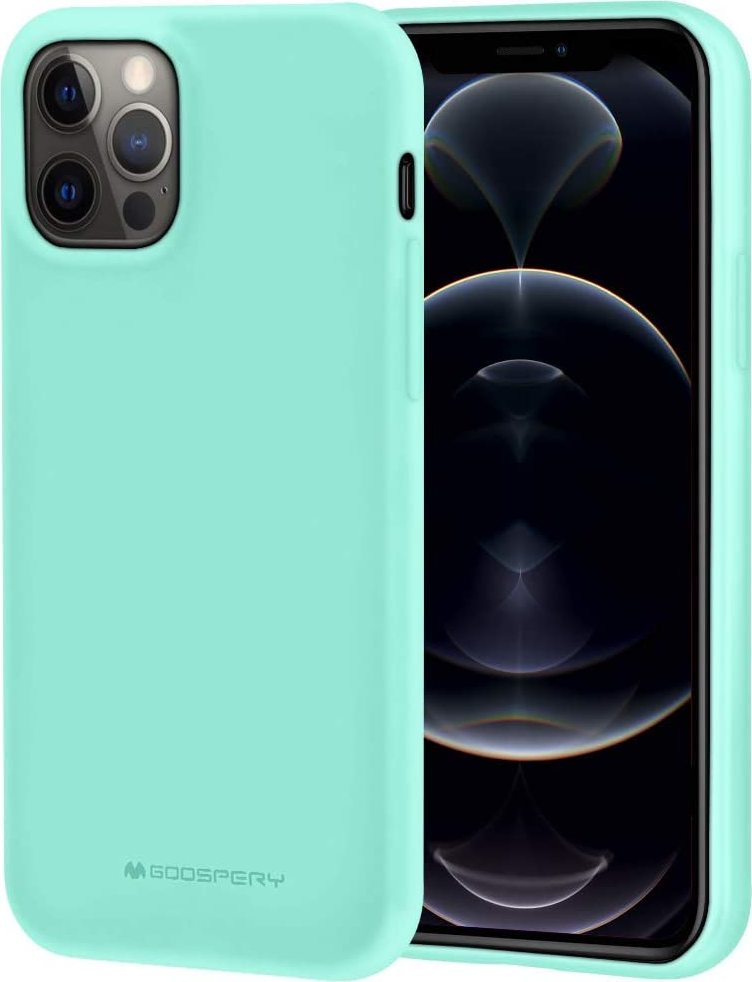Mercury Ochranný kryt pro iPhone 12 Pro MAX - Mercury, Soft Feeling Mint