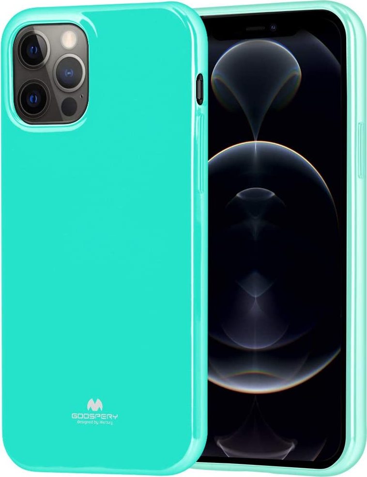 Mercury Ochranný kryt pro iPhone 12 / 12 Pro - Mercury, Jelly Mint