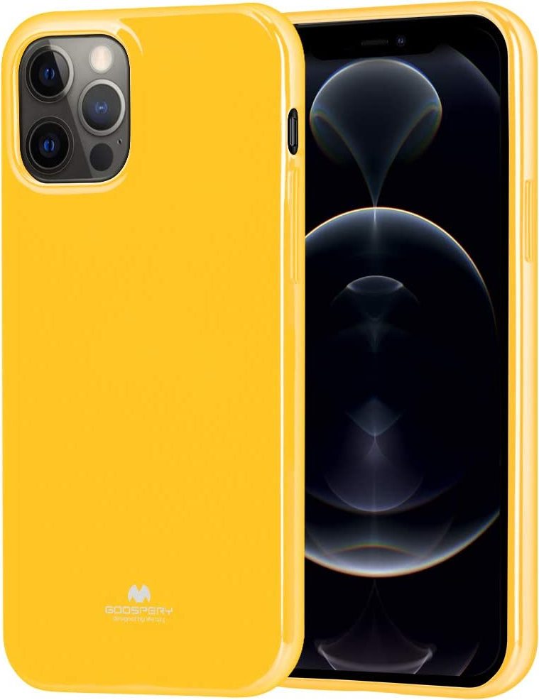 Mercury Ochranný kryt pro iPhone 12 Pro MAX - Mercury, Jelly Yellow
