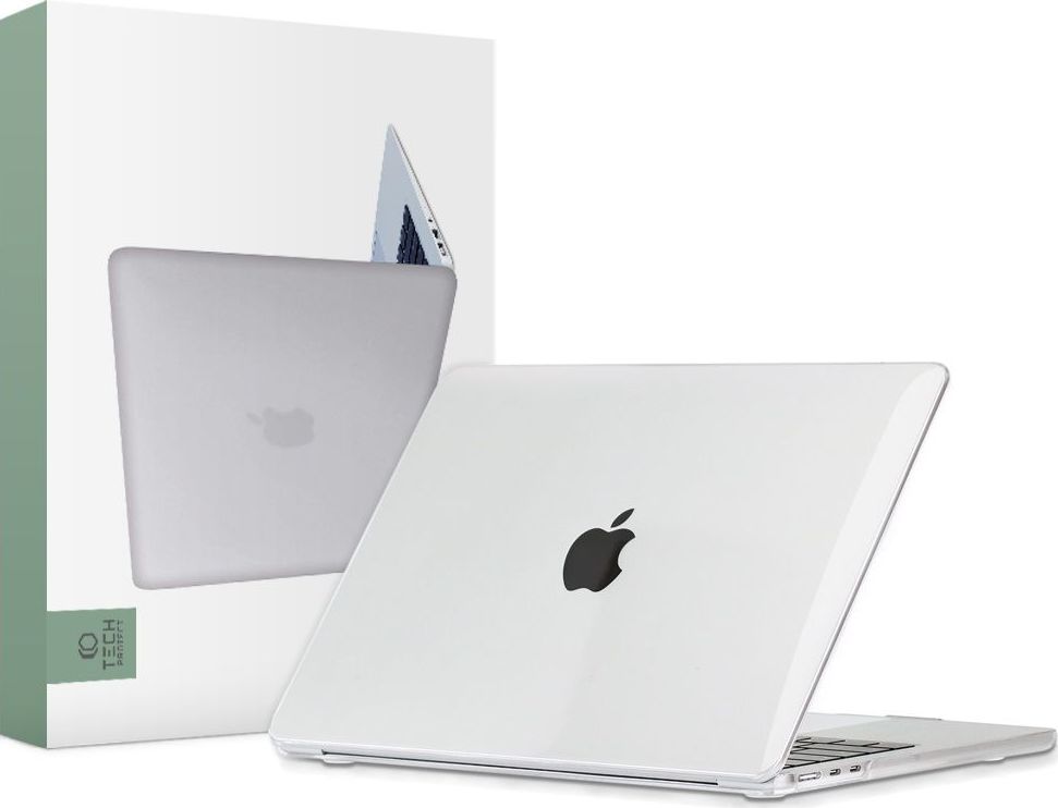 Tech-Protect Ochranný kryt na MacBook Air 13 (2022-2024) - Tech-Protect, SmartShell Crystal Clear