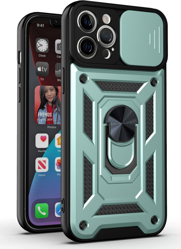 Mercury Ochranný kryt pro iPhone 13 Pro MAX - Mercury, Camera Slide Lime