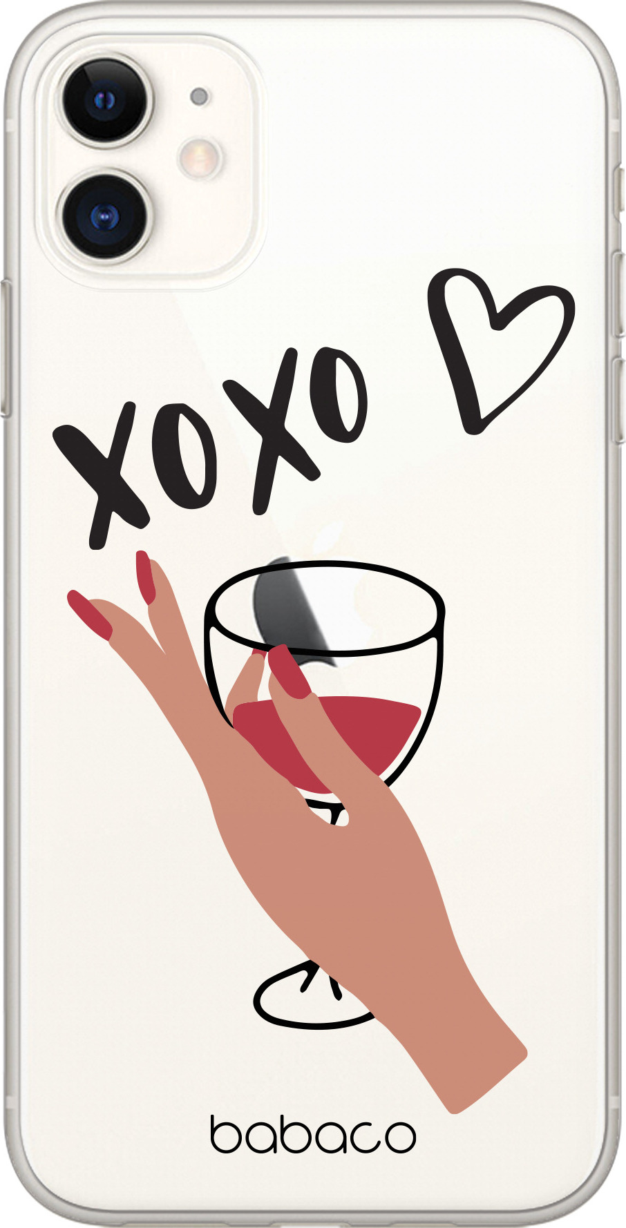 Babaco Ochranný kryt pro iPhone 7 / 8 / SE (2020/2022) - Babaco, XOXO 001