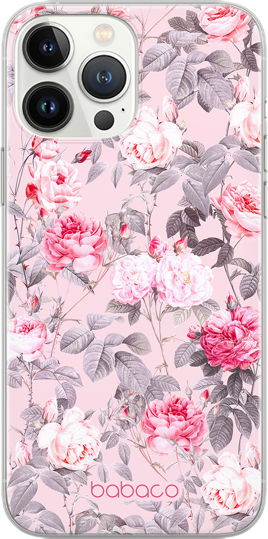 Babaco Ochranný kryt pro iPhone 7 / 8 / SE (2020/2022) - Babaco, Flowers 054 Pink