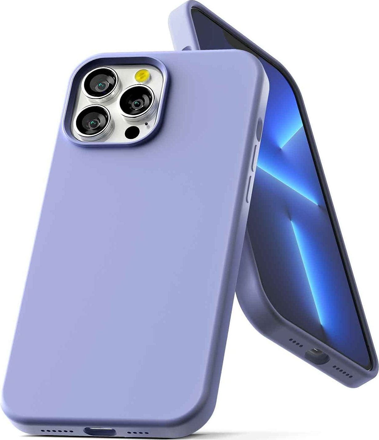 Mercury Ochranný kryt pro iPhone 13 Pro MAX - Mercury, Silicone Lavender Gray