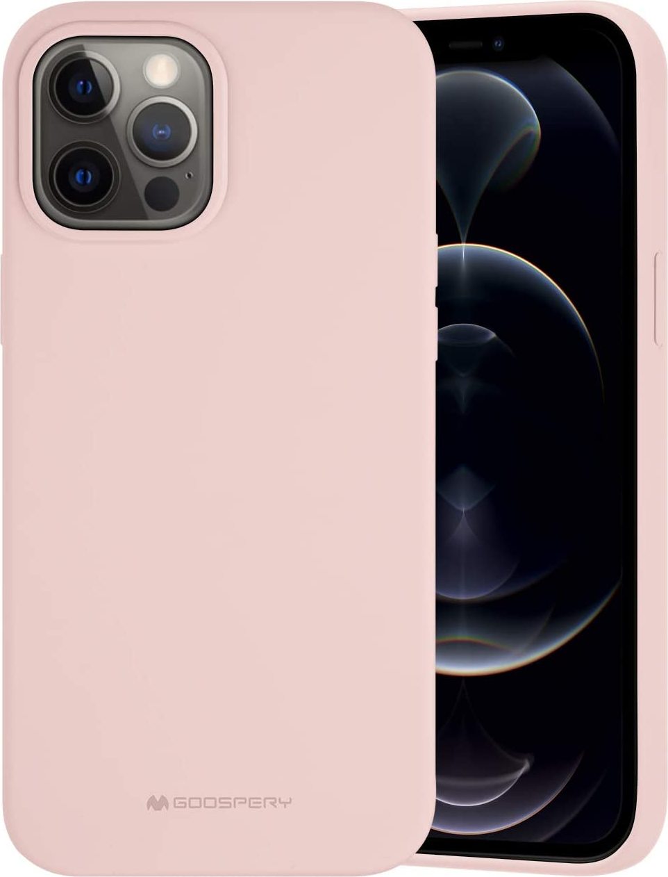 Mercury Ochranný kryt pro iPhone 12 Pro MAX - Mercury, Silicone Pink Sand