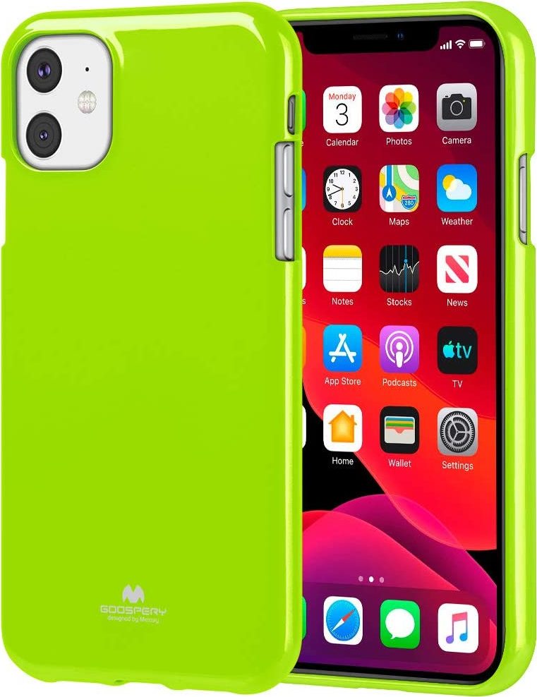 Mercury Ochranný kryt pro iPhone 11 - Mercury, Jelly Lime