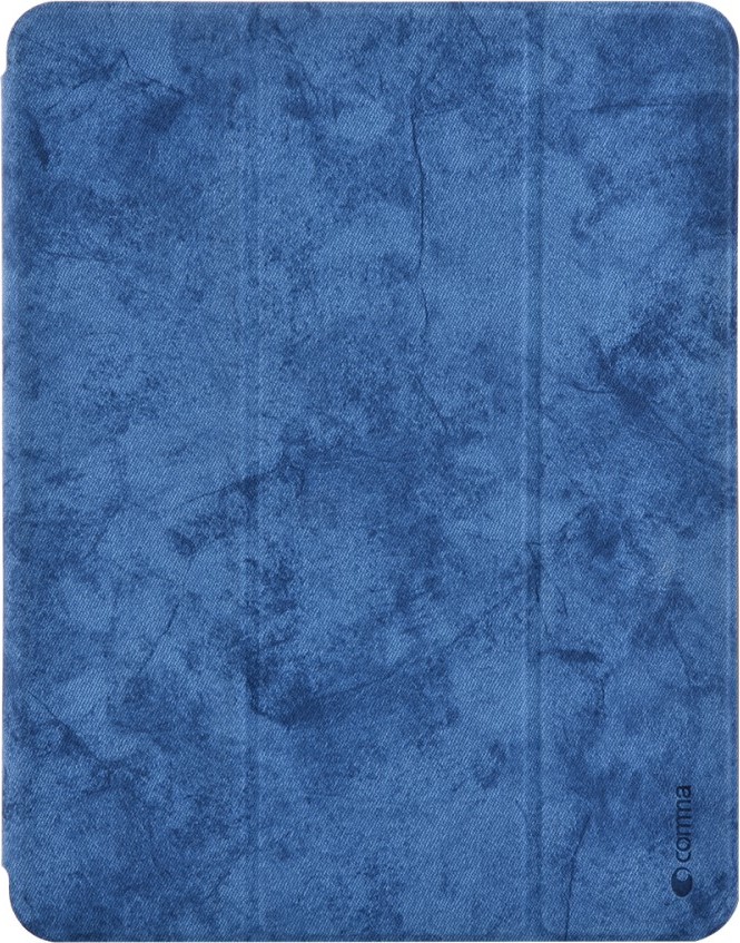 Comma Pouzdro / kryt pro iPad Pro 12.9 (2018) - Comma, Leather Case Blue (Pencil Slot)